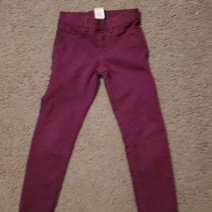 Purple jeans